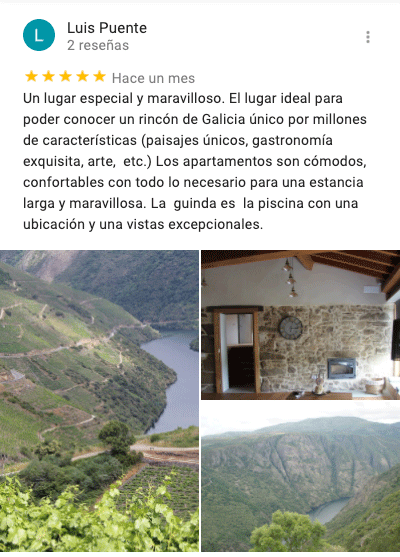 Opiniones de casa rural en la ribiera sacra