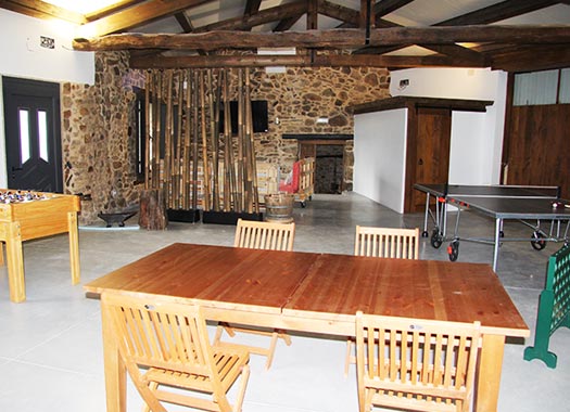 Cama elástica en Casa Ferrador